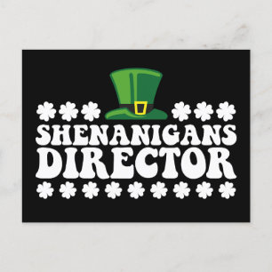 Postal Groovy St Patrick's Day Irish, director de Shenani