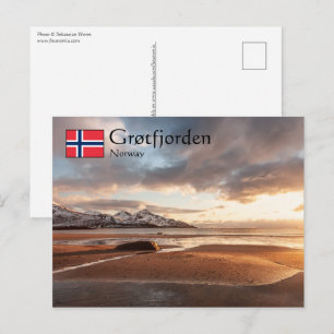 Postal Grotfjorden Noruega