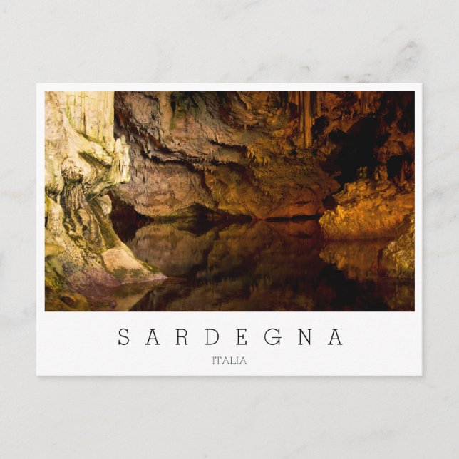 Postal Grotto de Neptuno, Cerdeña, Italia (Anverso)