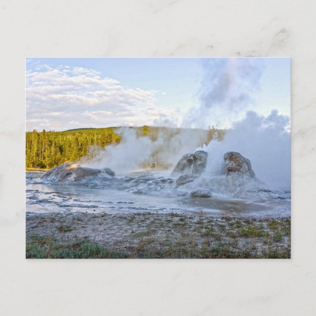 Postal Grotto Geyser, Parque Nacional Yellowstone (Anverso)