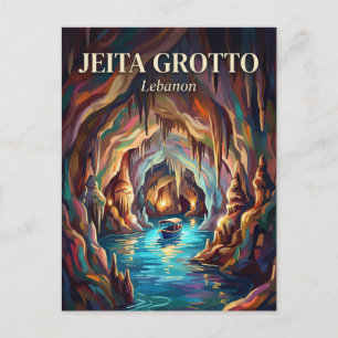 Postal Grotto Jeita Líbano