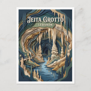 Postal Grotto Jeita Líbano