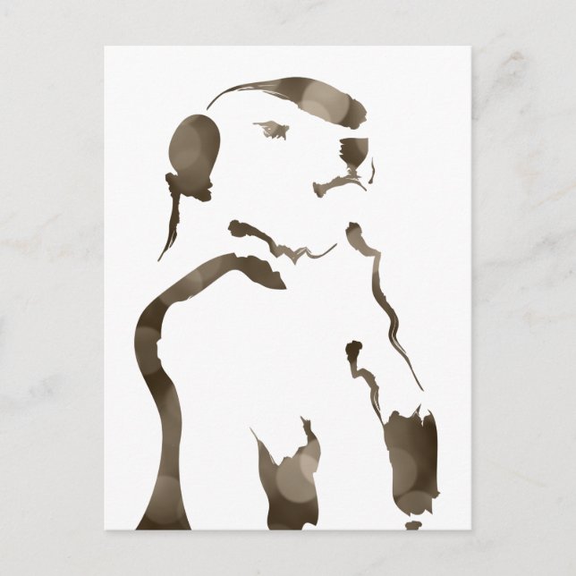 Postal groundhog bokeh (Anverso)