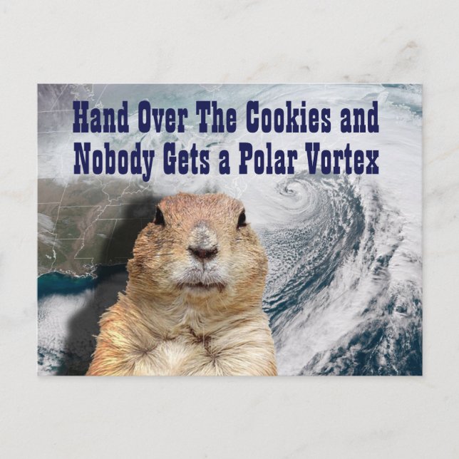 Postal Groundhog Day Polar Vortex (Anverso)