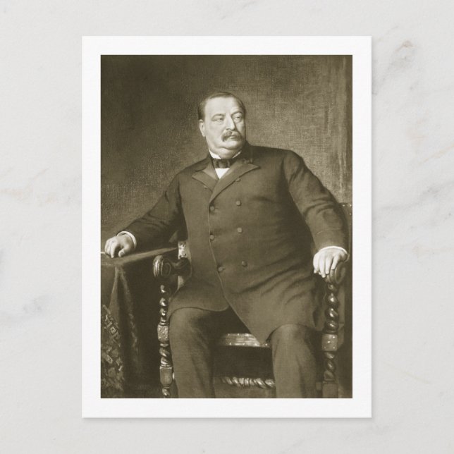 Postal Grover Cleveland, 22º y 24º Presidente de las Naci (Anverso)