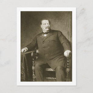 Postal Grover Cleveland, 22º y 24º Presidente de las Naci