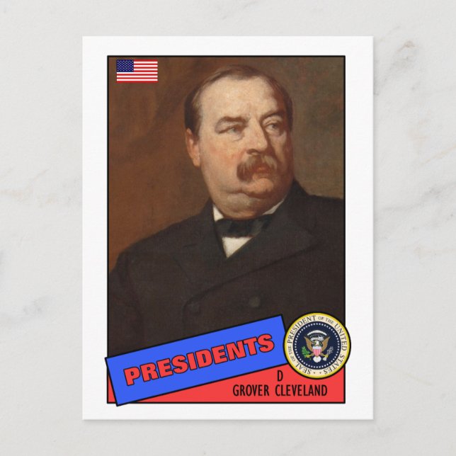Postal Grover Cleveland Baseball Card (Anverso)