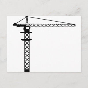 Postal Grúa de construcción