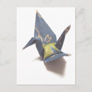 Postal Grúa de papel