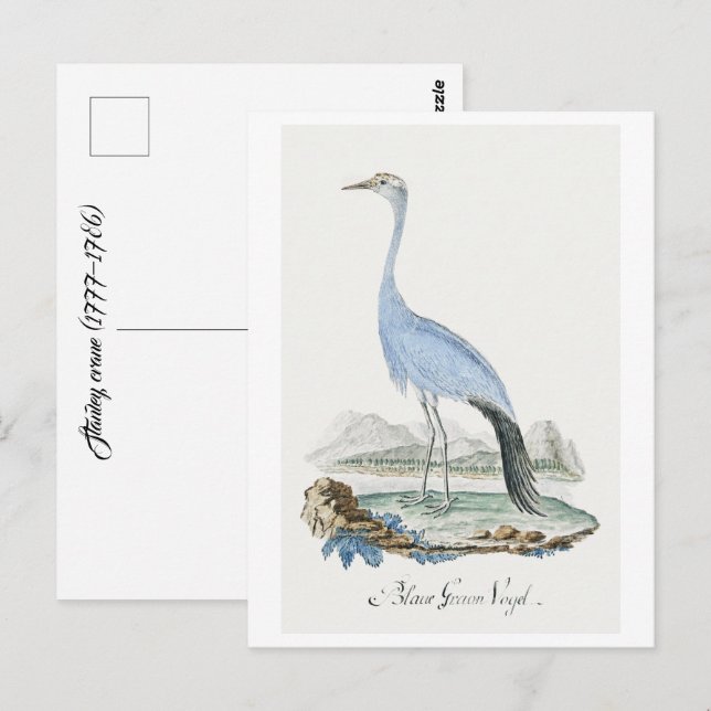 Postal grúa Stanley (1777-1786) (Anverso / Reverso)