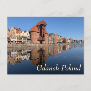 Postal Grúa Żuraw, Gdansk Polonia
