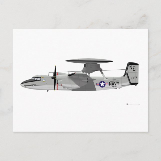 Postal Grumman E-2C Hawkeye (Anverso)