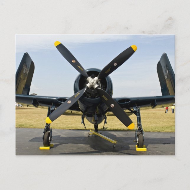 Postal Grumman F8F Bearcat Batero de la marina de guerra  (Anverso)