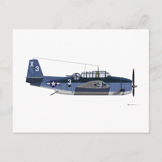 Postal Grumman TBM Avenger (Anverso)