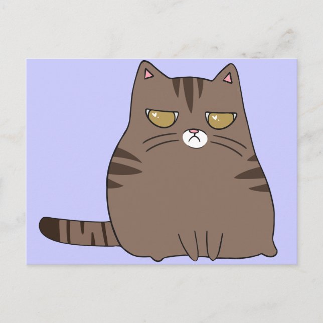 Postal Grumpy Kitty (Anverso)