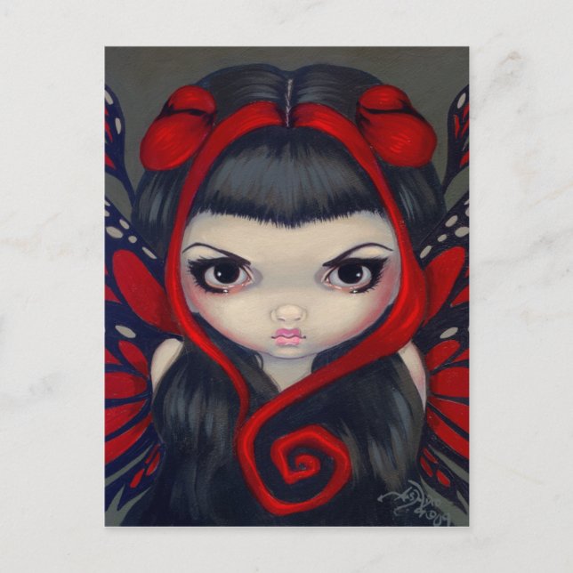 Postal "Grumpy Red Fairy" (Anverso)