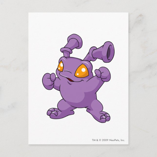 Postal Grundo Purple (Anverso)