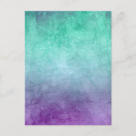 Postal Grunge Colors - Teal & Purple