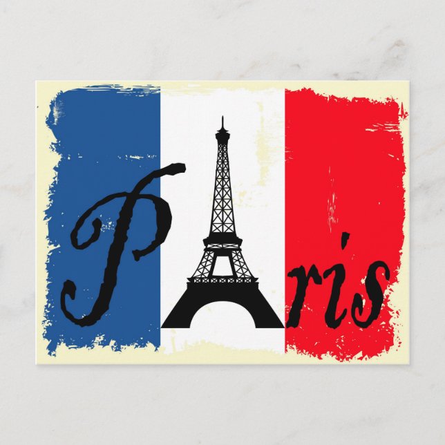 Postal Grunge de París (Anverso)