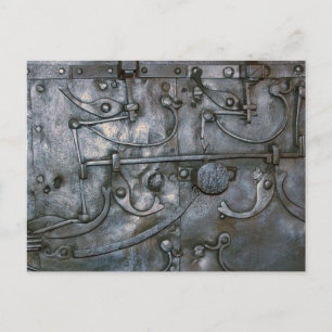 Postal Grunge Iron Heavy Metalizado