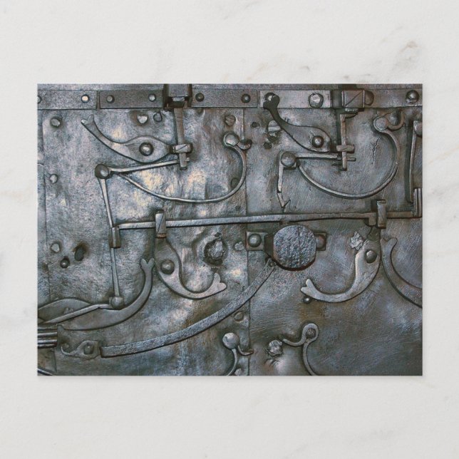 Postal Grunge Iron Heavy Metalizado (Anverso)