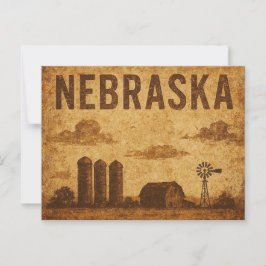 Postal Grunge Nebraska en problemas
