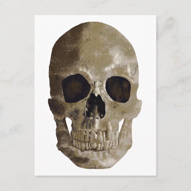 Postal Grungy Skull (Anverso)