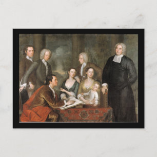 Postal Grupo Bermudas, por John Smibert