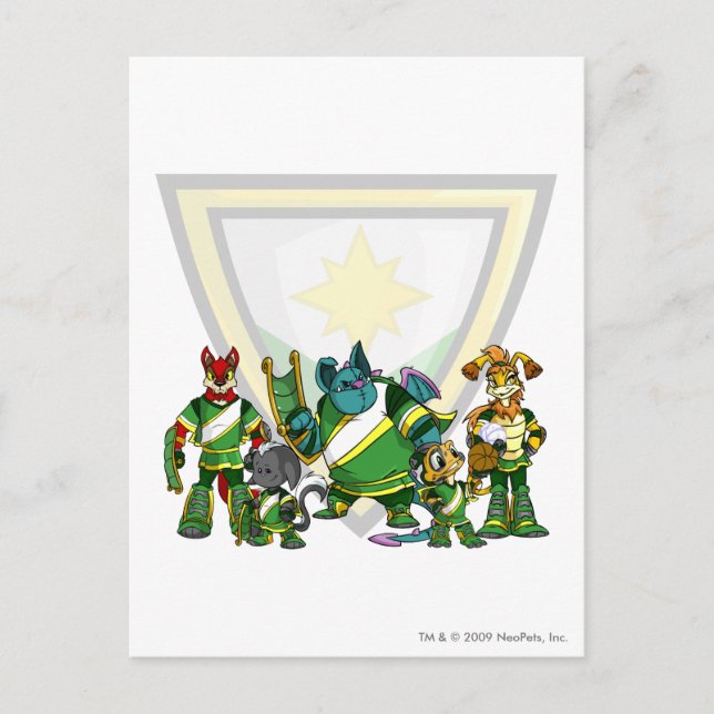 Postal Grupo Brightvale de equipo (Anverso)