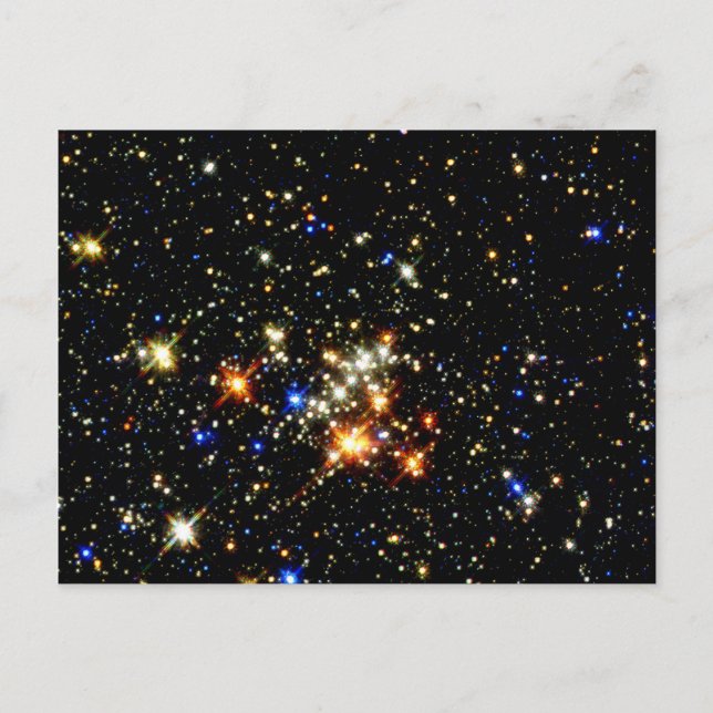 Postal Grupo de estrellas (Anverso)