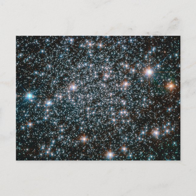 Postal Grupo de Estrellas Metalizado Pesadas de Hubble (Anverso)
