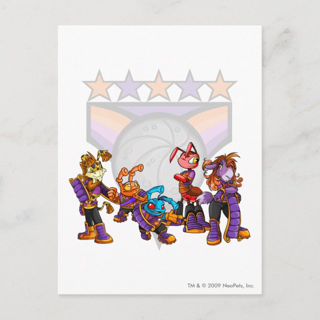 Postal Grupo de Kreludor del equipo (Anverso)