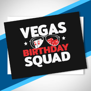 Postal Grupo de Regalo de Cumpleaños en Las Vegas Cumplea