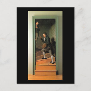 Postal Grupo Staircase, por Charles Willson Peale
