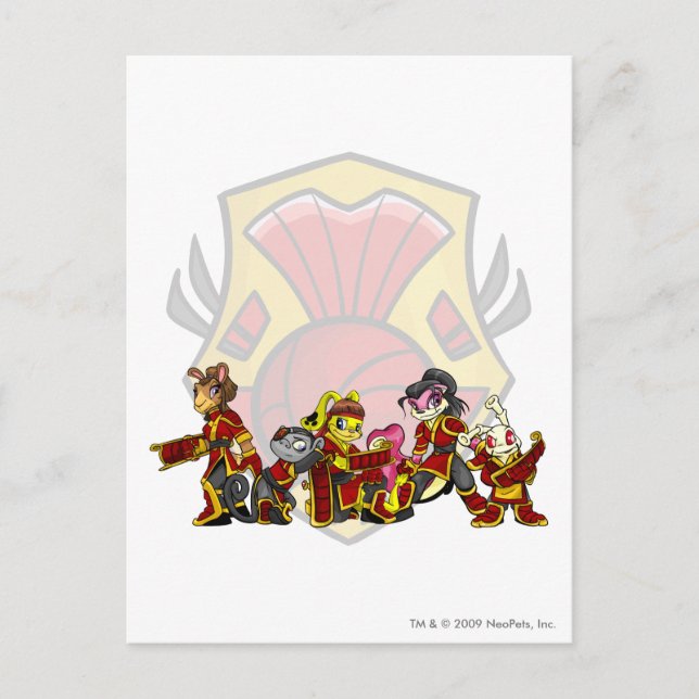 Postal Grupo Team Shenkuu (Anverso)