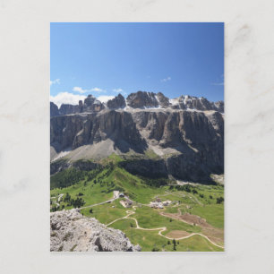 Postal Gruppo Sella y passo Gardena