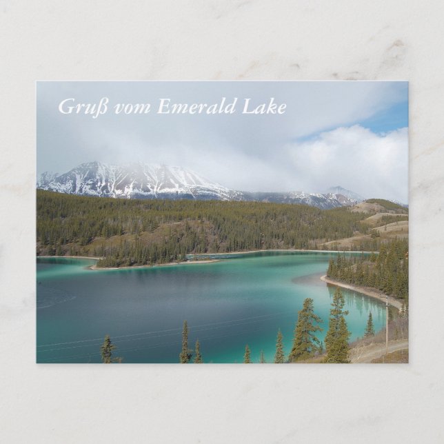 Postal Gruß vom Emerald Lake (Anverso)