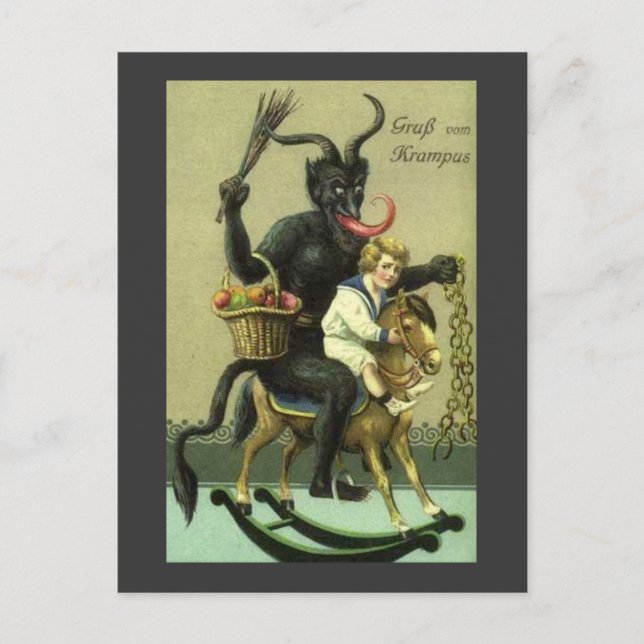 Postal Gruss Vom Krampus (Anverso)