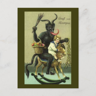 Postal Gruss Vom Krampus