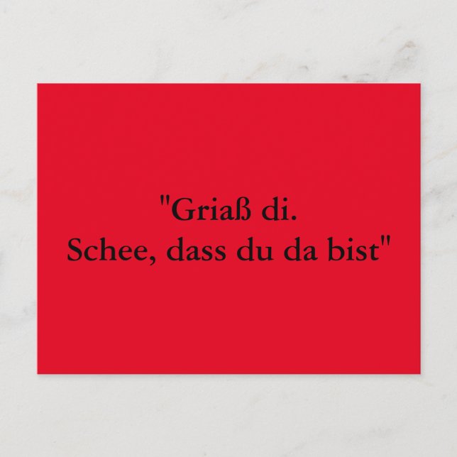 Postal Grußkarte aus Bayern (Anverso)