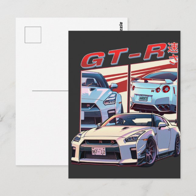 POSTAL GT-R STREET LEGEND (Anverso / Reverso)