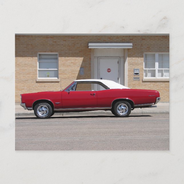 Postal GTO Pontíaco de 1967 (Anverso)