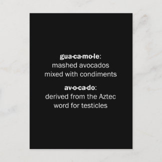 Postal Guacamole Testicles