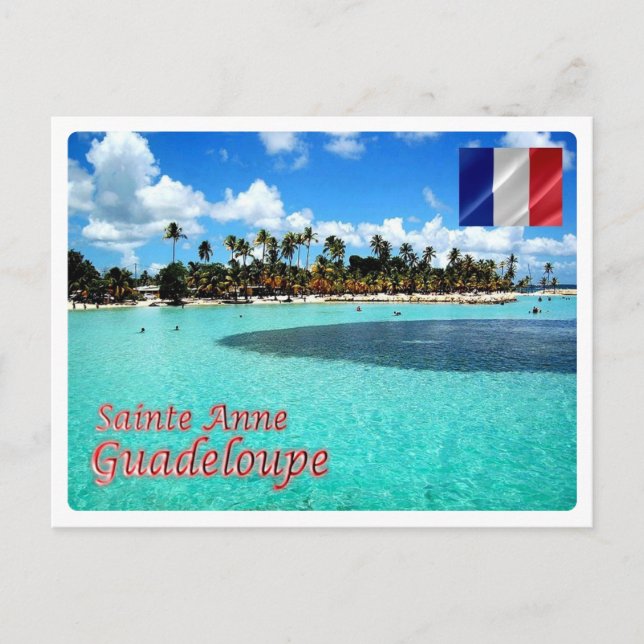 Postal Guadalupe - Sainte Anne (Anverso)