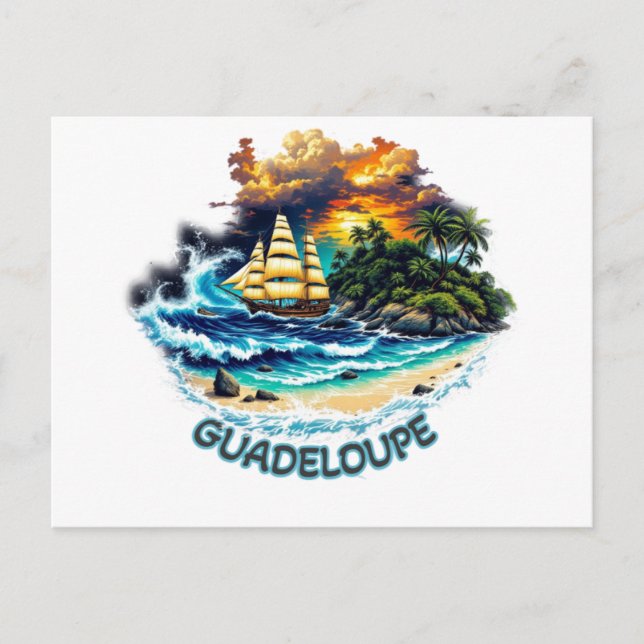 POSTAL GUADELOUPE (Anverso)