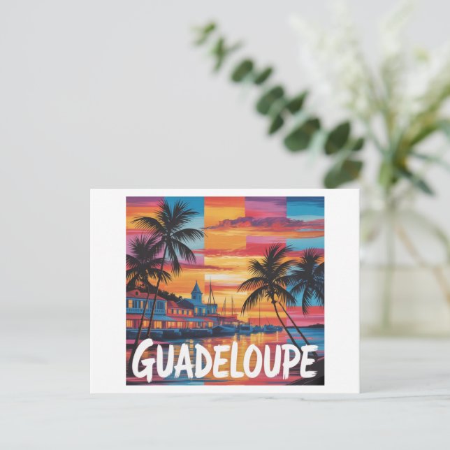 Postal Guadeloupe  (Anverso de pie)