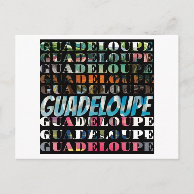 Postal Guadeloupe: Une Célébration Visuelle en Couleurs  (Anverso)