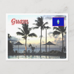 Postal Guam - Atardecer -