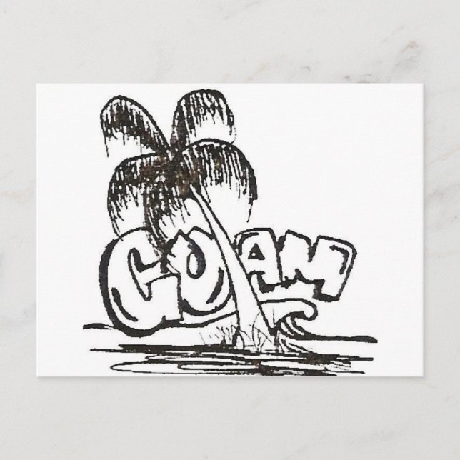 Postal guam b&w (Anverso)