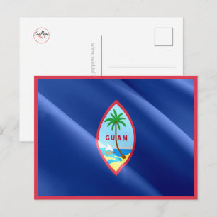 Postal Guam - Bandera onduladora -